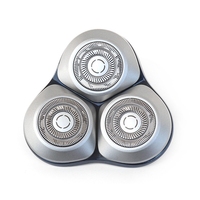 2X For Xiaomi Mijia S101 Electric Shavers Replace Blade Beard Trimmer Razor Hair Shaving Replacement Head-Blue+Silver