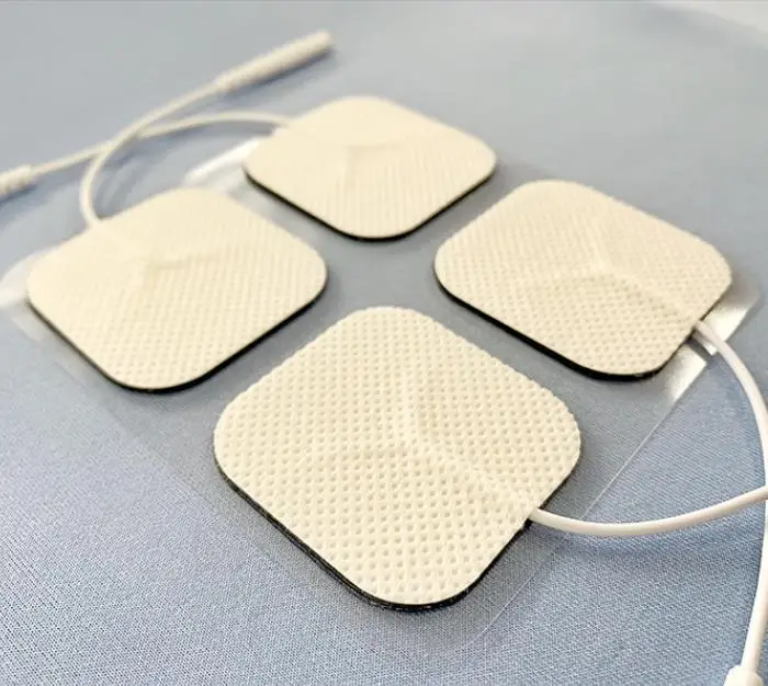 

Электродные накладки EMS 4*4см/5*9см, силиконовые гелевые электроды для стимуляции нервов и мышц, цифровые электроды для акупунктуры и физиотерапии, накладки ENS