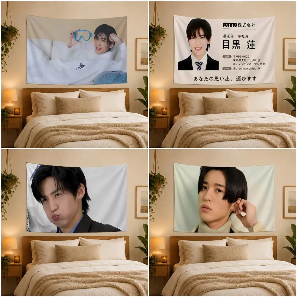 Ren Meguro Tapestry Wall Hanging Bohemian Wall Tapestries Mandala Home Decor For Living Room Bedroom Dorm