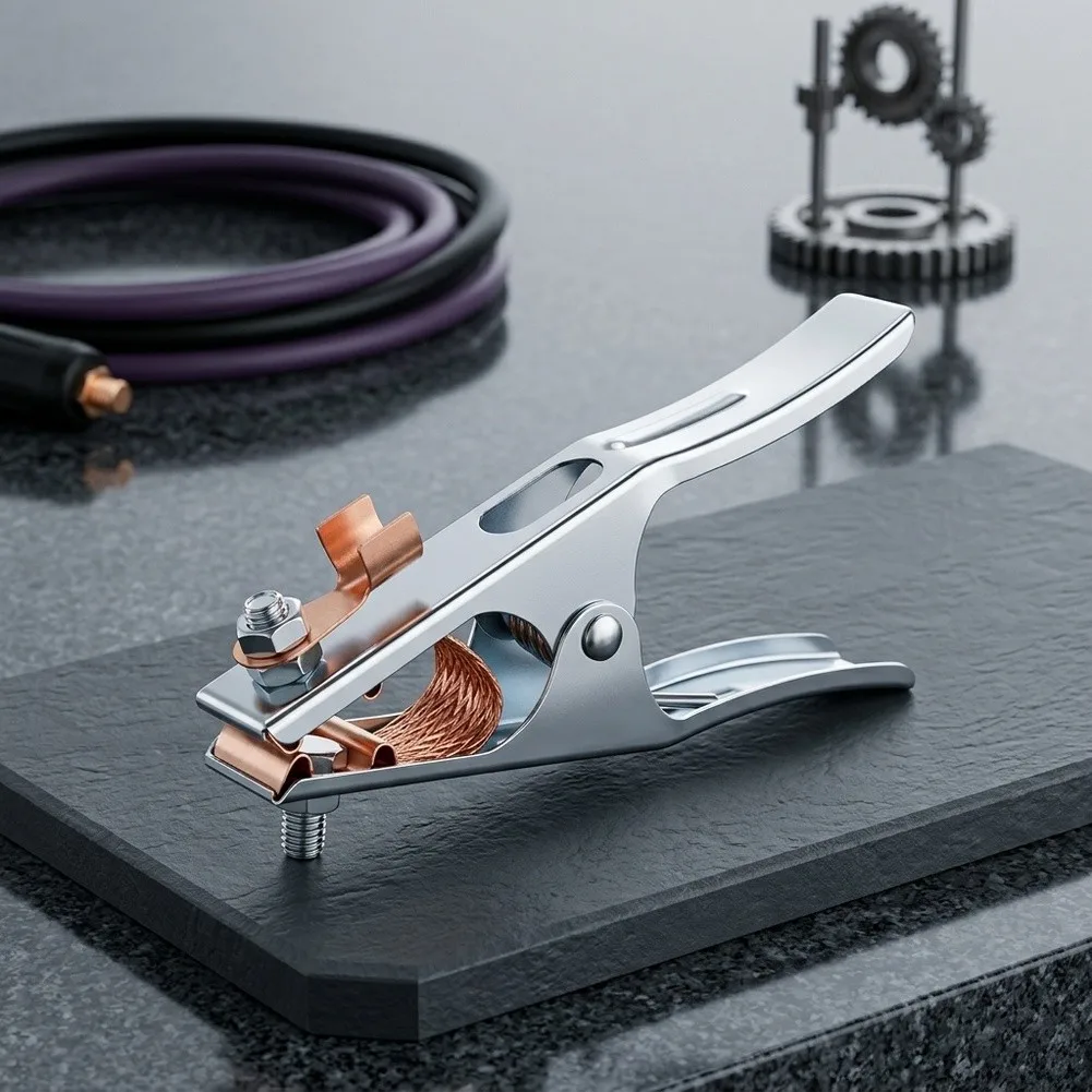 1pc 300A/500A/800A Heavy-Duty Copper Ground Clamp For TIG MIG Welding Equipment Accessories Easy To Use