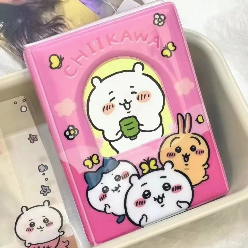 

Chiikawas Collection Book One Palace Grid 3-inch 40 Cards Album Hachiwares Usagi Cute Star Chasing Album Idol Cards Girls Gifts