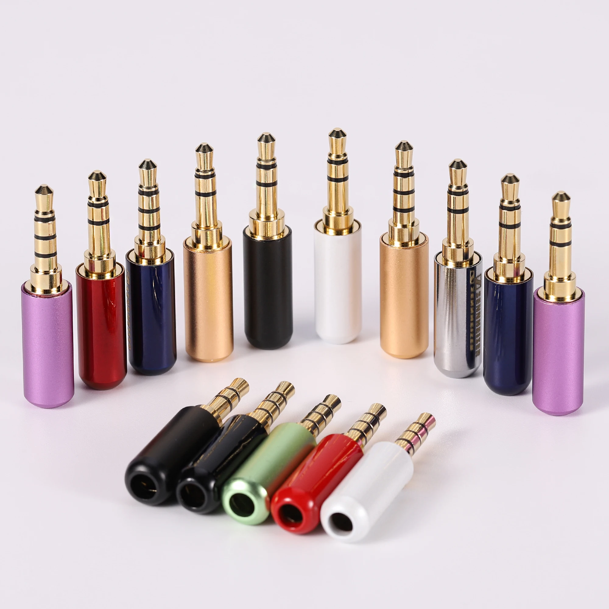 3.5mm stereo 3.5 level 4 balanced earphone upgrade cable accessories Conversion cable extension cable plug pure copper case