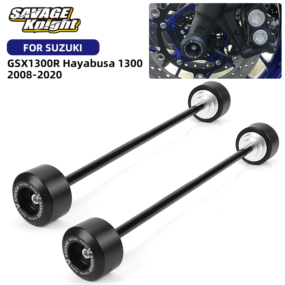 

GSX1300R Front Rear Axle Fork Wheel Crash Sliders Protector For Suzuki Hayabusa 1300 2008-2020 GSX 1300R Swingarm Spool Slider