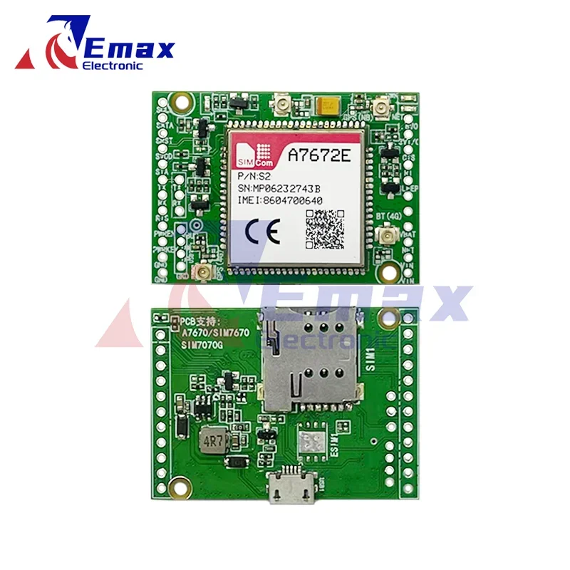 Placa principal SIMcom A7672E-FASE CAT1 LTE CAT1 + voz + BT + GNSS A7672E-FASE