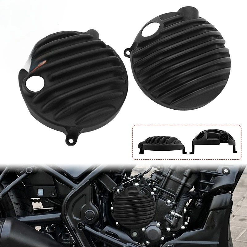 

Suitable for This T Rebel CMX300 Modified Black Engine Protective Cover, Side Cover
