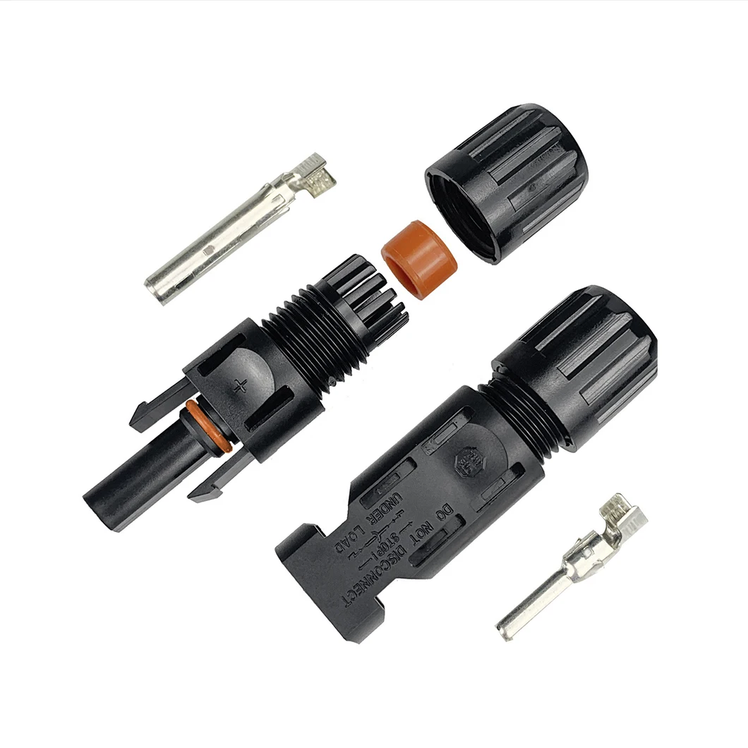 10 Pairs DC1000V 30A Male & Female Solar Connectors PV004 Solar Panel Cable Connectors For 10 AWG Cable IP67 Waterproof Connctor