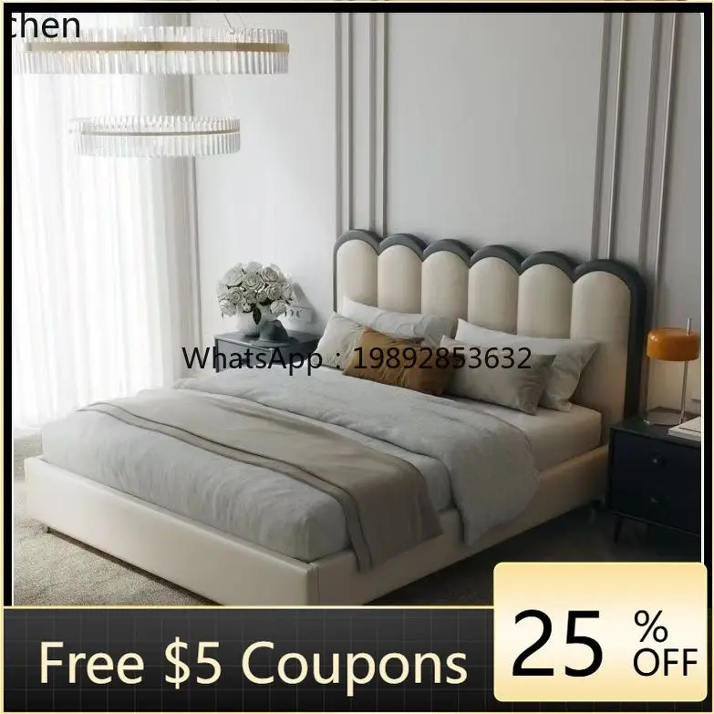 New Internet Celebrity Floor Bedside Soft Pack Simple Modern Solid Wood Single Backrest