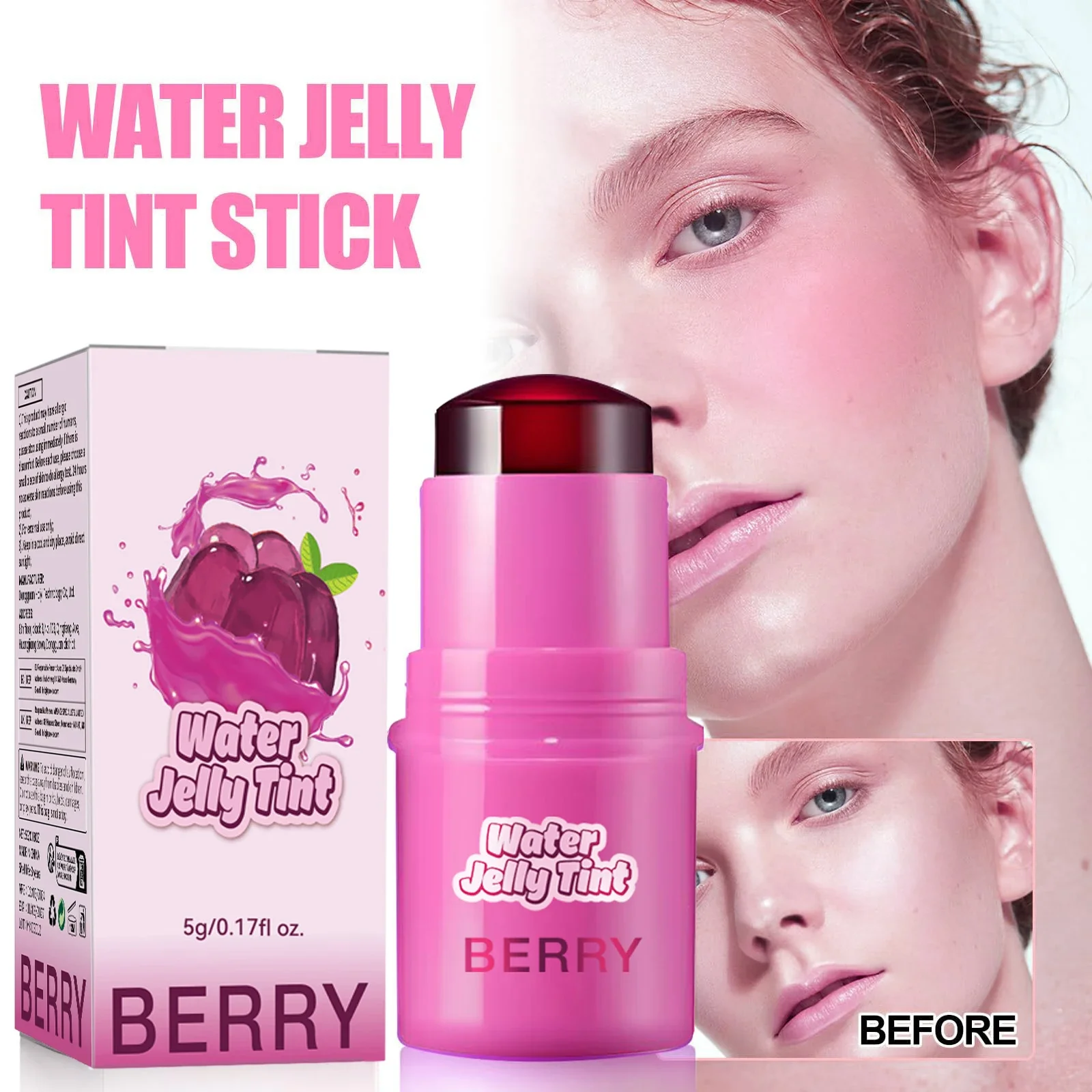 บลัชออน บรอนเซอร์ และลิปทินท์ 3-in-1 สีเดียว |   สูตรแป้งและแบบแท่ง พร้อมรองพื้นเนื้อแมตต์ติดทนนาน และคอนทัวร์เนื้อครีม