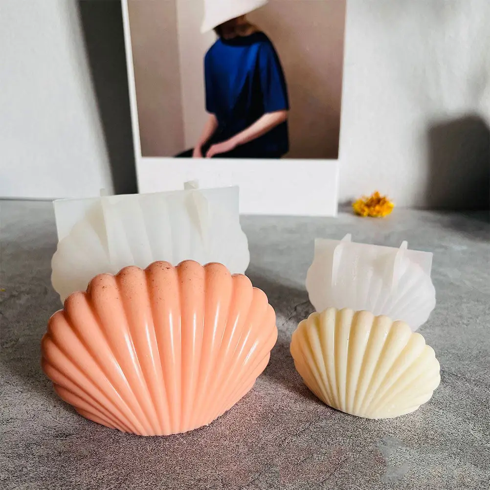 

Flexible Silicone Shell Mold for DIY Scented Soap Bath Making Wax Mold DIY Scented Molds Wax Molds