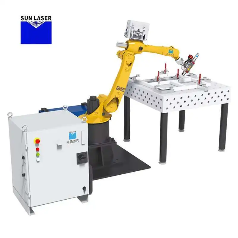 Fully Automated Fiber Optic Industrial Intelligent Robot Arm New Energy Welding And Conveying General Equipment
