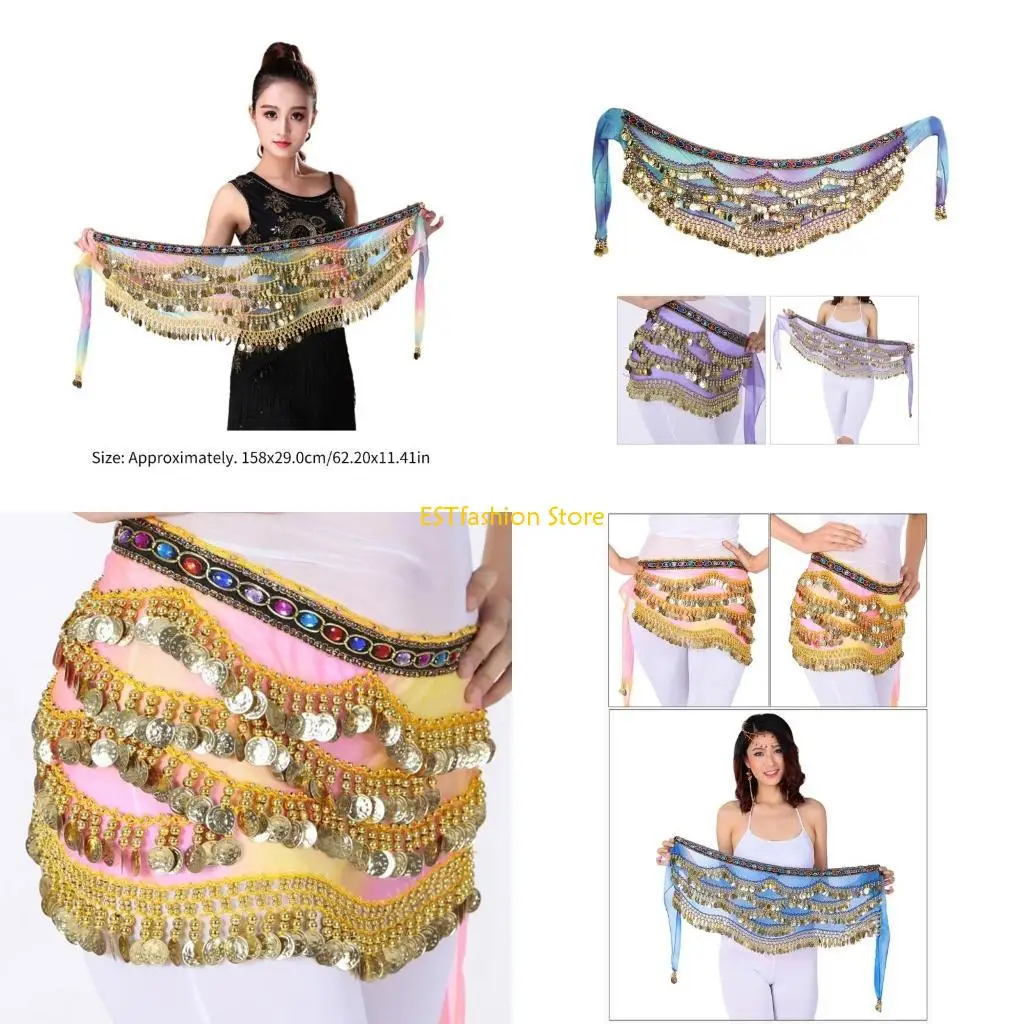 Y5GC Belly Dancing Hip Scarf Belly Dance Belt Bellydance Waist Chain