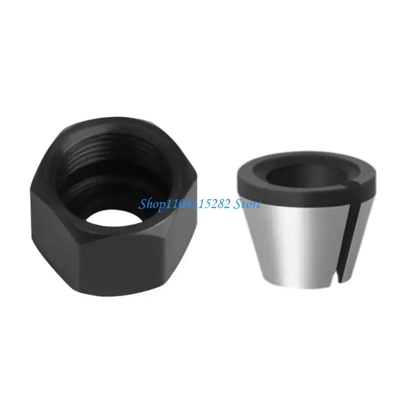 A2BF แพ็ค 12 M17 Collets สำหรับเราเตอร์งานไม้และช่างแกะสลักการออกแบบความแข็งแรงสูง