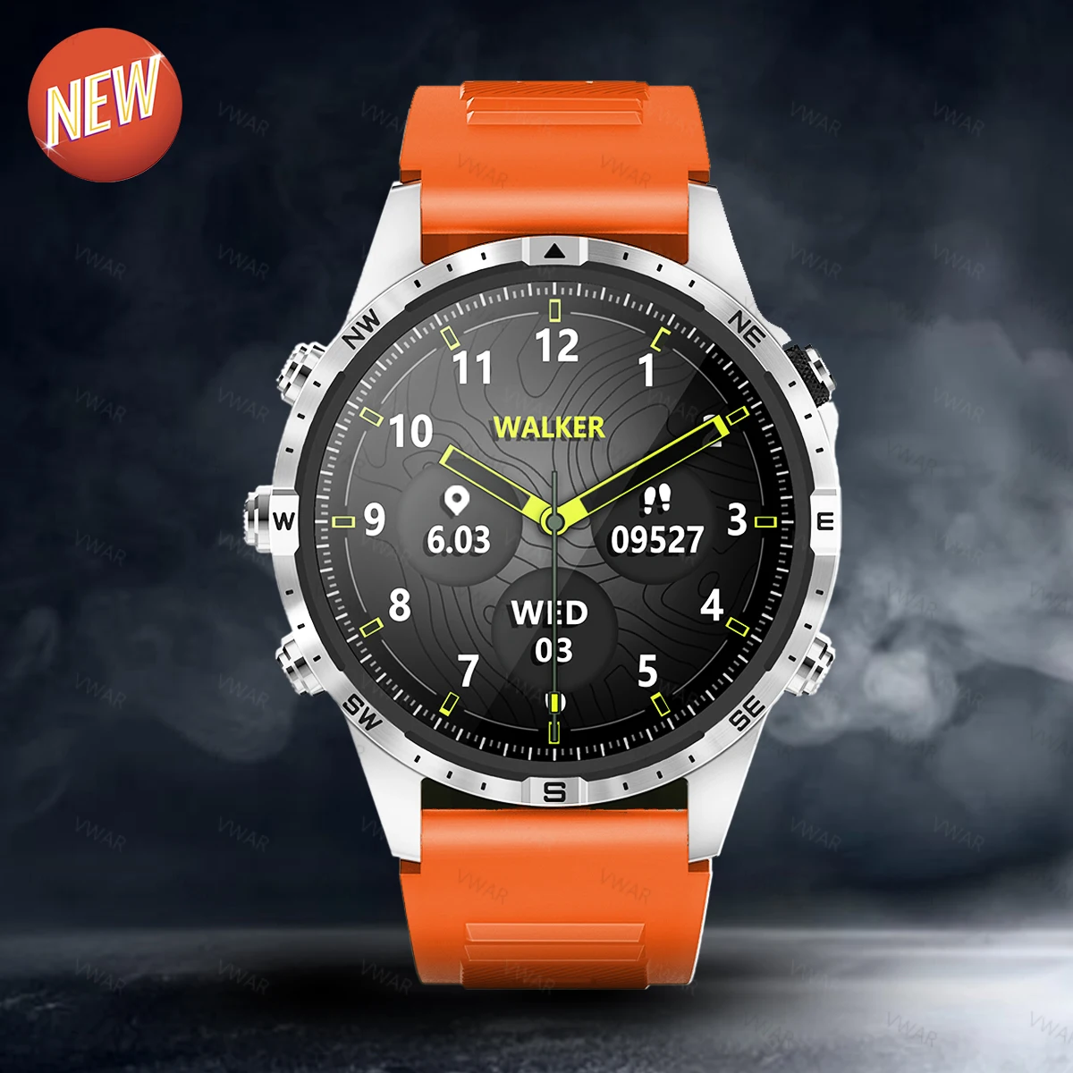 

2025 НОВЫЕ Смарт-часы Marq с 5 кнопками, компасом, NFC, титановым сплавом, мужские прочные умные часы BT Call, 100+ спортивных режимов, маршрут GPS