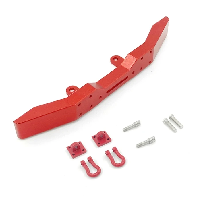 WPL B14 B24 B16 B36 Q60 Q61 Q62 Metal Front Bumper with Tow Hook 1/16 RC Car Upgrade Parts Accessories