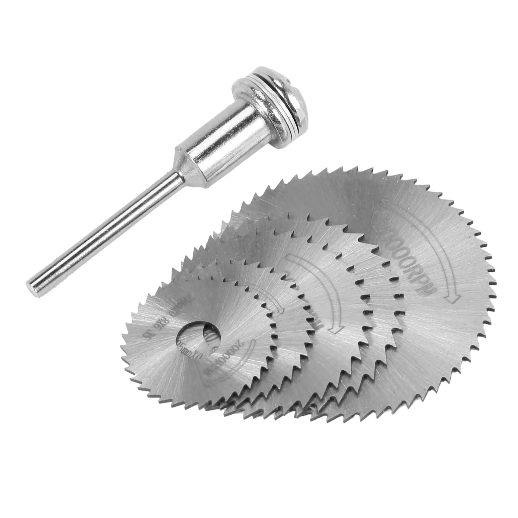 6 Pcs 22-44mm HSS Circular Saw Blade Cutting Discs Set with 2 gaskets for Drill