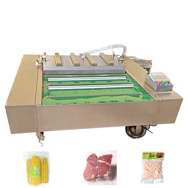 Automatic Multi-function Packaging Machine Double Chamber Food Fruit And Vegetable Vacuum Sealer Packing Machine