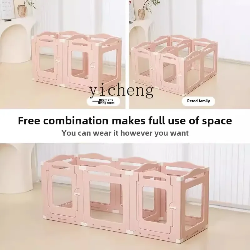 

H20- Pet Fence Transparent Acrylic Fence Indoor Villa Movable Fence Small and Medium Dogs