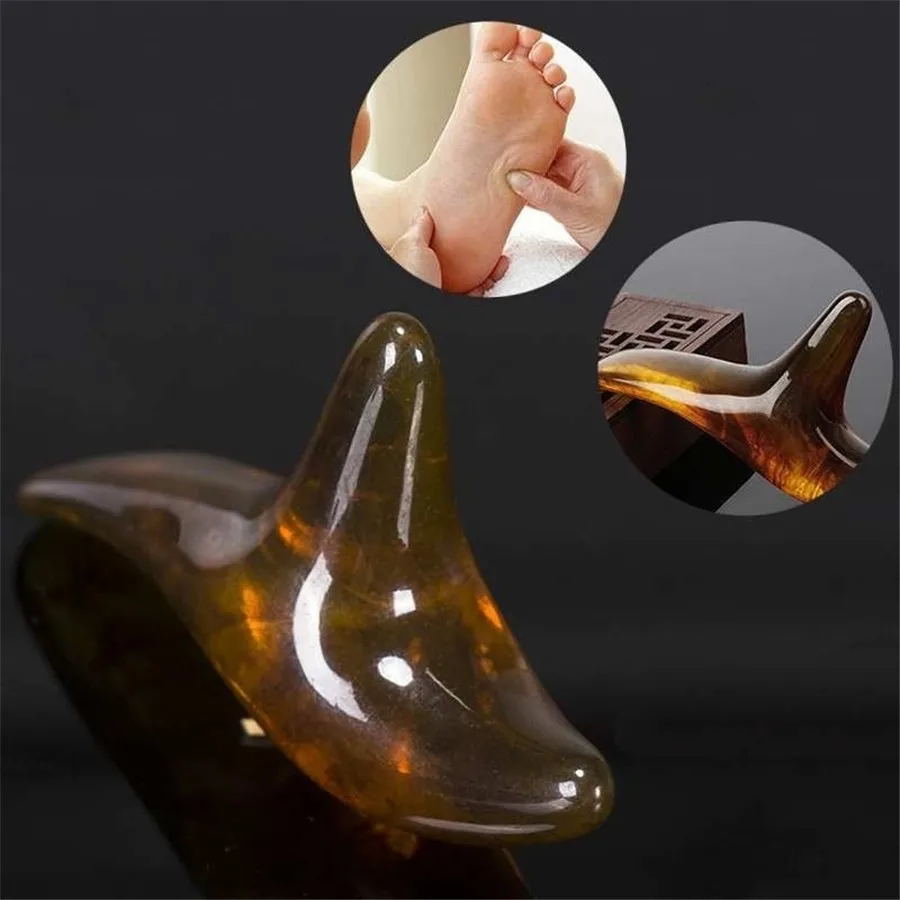 Body massage board scraping triangle amber foot massager massage acupuncture shiatsu scraping tool