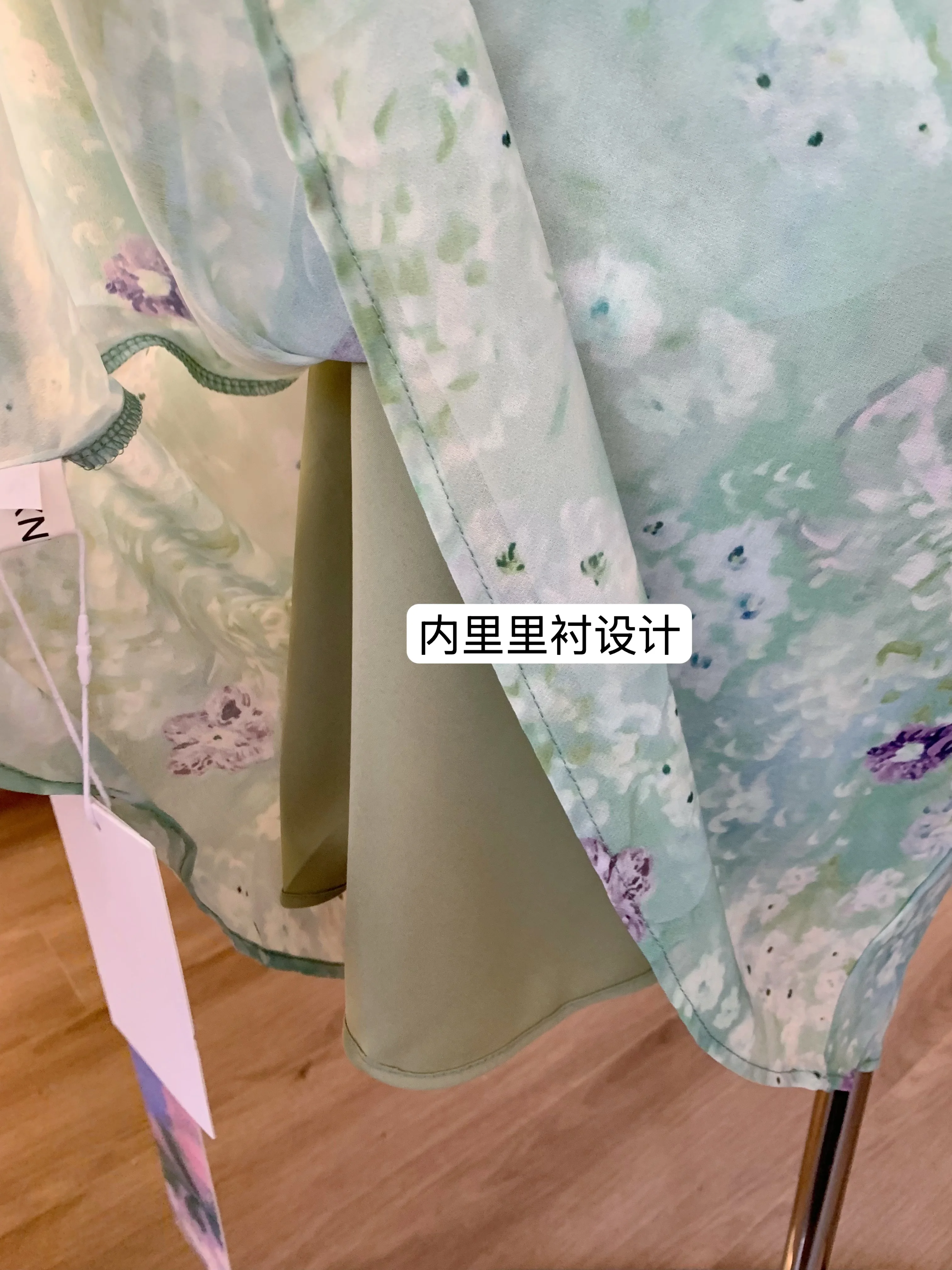 Abito estivo da donna elegante in chiffon sottile senza maniche con scollo quadrato Lady Streetwear Holiday Abito lungo con lacci in vita