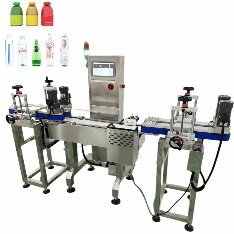 High Precision Assemble Bottomless Side Belt Transfer Conveyor Checkweigher Food Weighing Scale for Production Line