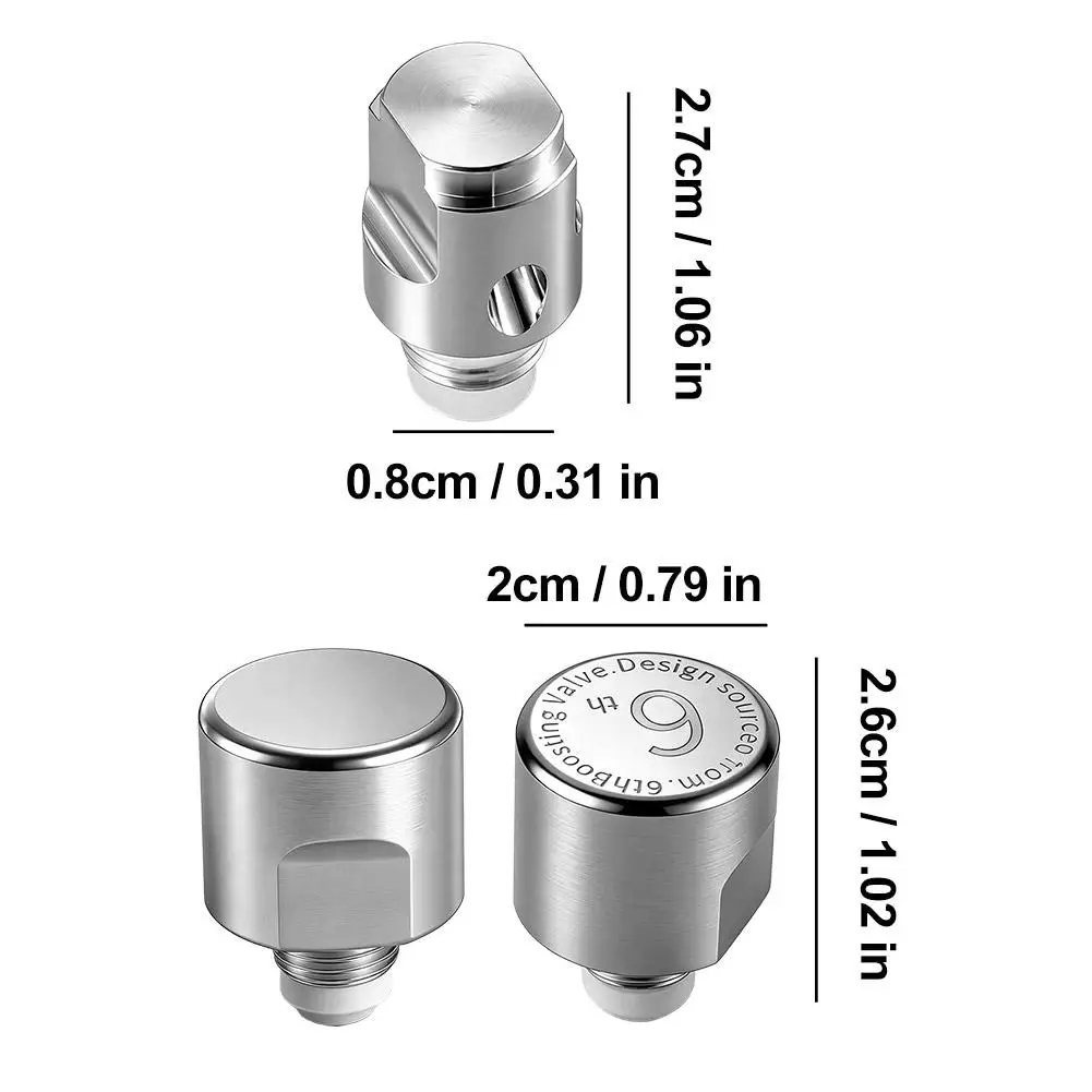 Lebensmittelechtes Moka-Kanne Druckventil Doppeltes Verstärkungsventil mit Silikonring Universelles Espresso-Maker Crema Zubehör – Detail 17