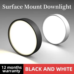 Spot LED Downlight 110-265V Ceiling Lamp 10W 15W 25W Surface Mounted for Living Room Spotlight Indoor Panel Light Kitchen lamps