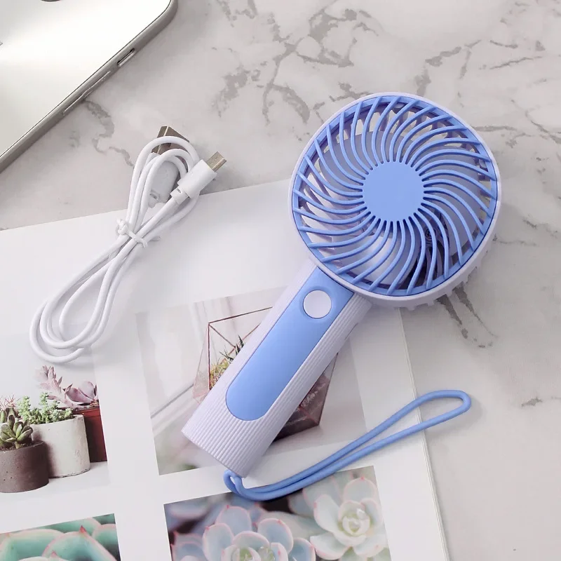 พัดลมพกพาขนาดเล็ก 3 เกียร์มือถือ USB ชาร์จพัดลม Mini Desktop Air Cooler พัดลมกลางแจ้ง Cooling Travel พัดลมมือ