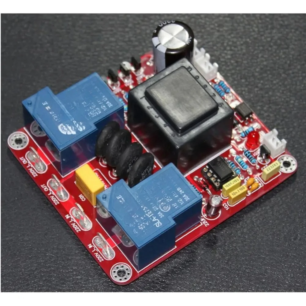 Adapted for 2000W 110V 220V Power Amplifier Delay Soft Start Temperature Protection Board