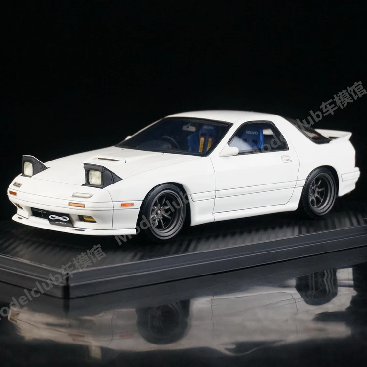 

IG 1:18 RX-7 FC3S Начальная D JDM Моделирование Ограниченная серия Смола Металл Статическая модель автомобиля Игрушка в подарок