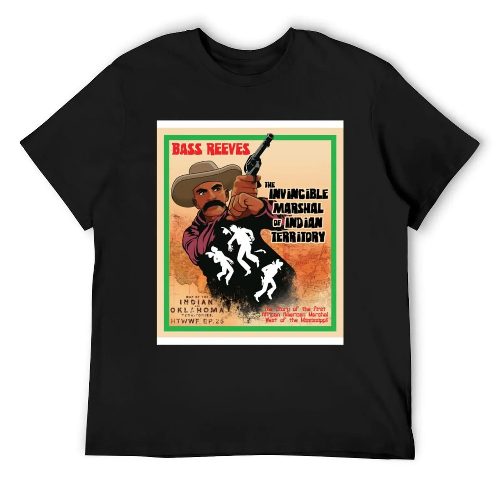 

Bass Reeves T-Shirt shirts graphic cheap stuff T-shirts oversize mens t shirts