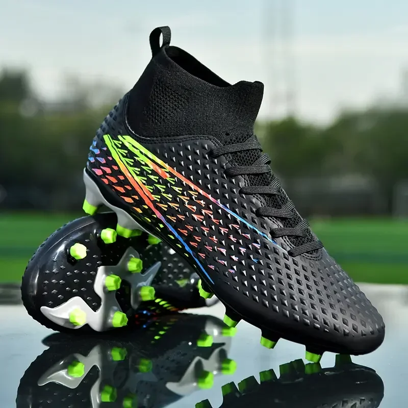 Professional Society Football Boot for Men Outdoor Sports TF/FG Artificial Grass Turf Soccer Shoes 2025 New Kids Football Shoes