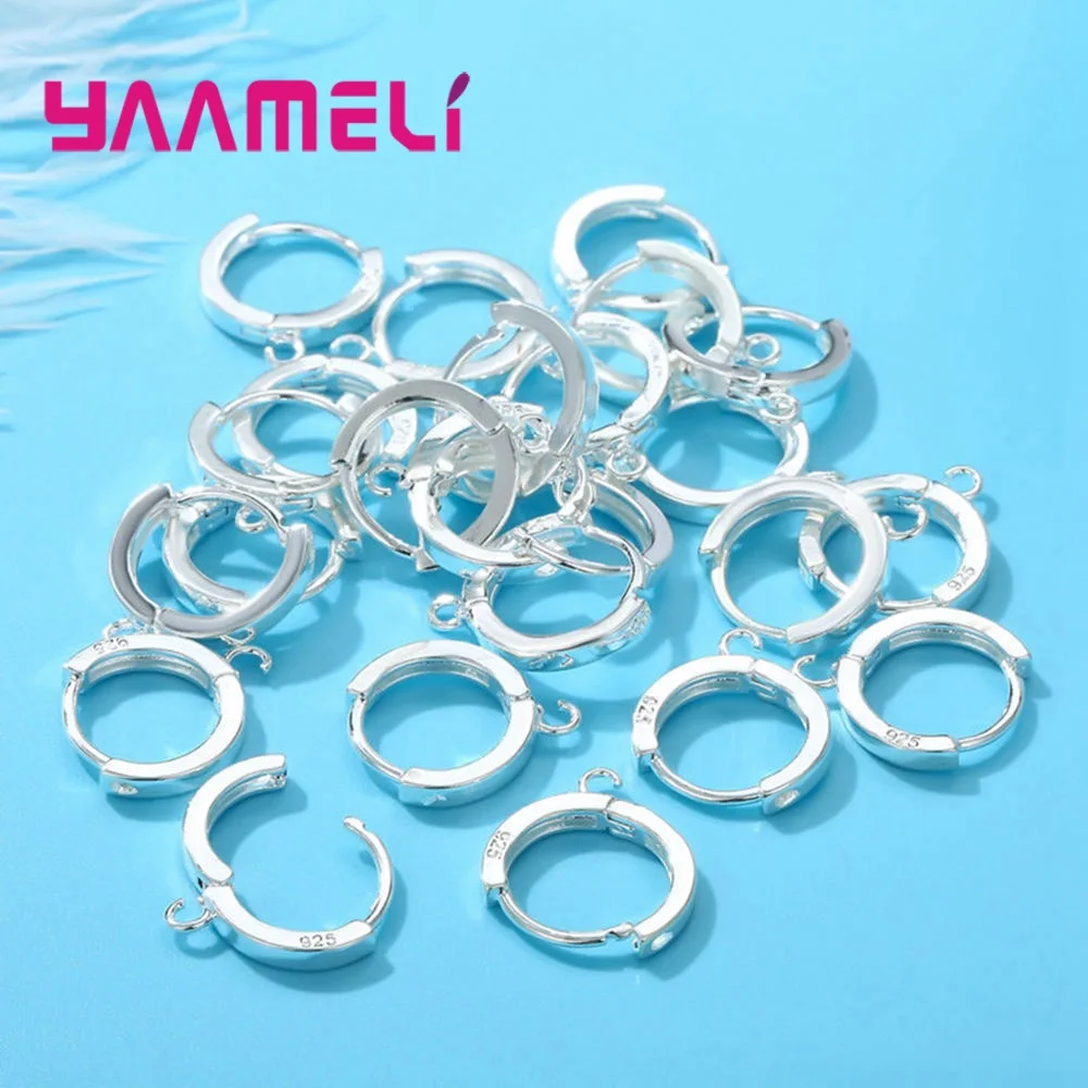 Fast Delivery Women Girls 925 Silver Needle Earrings Accessories For Sale Top Quality Fashion Small Hoop Earrings Big Sale