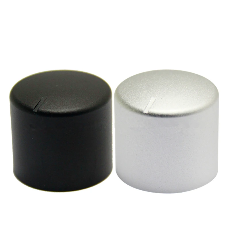Image of Für 6mm Welle Loch Aluminium Legierung Elektrische Gitarre Knob 25*23mm Potentiometer Volumen Schalter Knöpfe