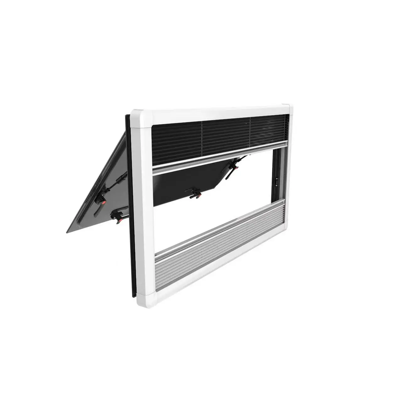 Car Window Aluminum Frame 1200x500mm Top Quality Acrylic Square Corner Camper Trailer Side Push Out Window Rv Caravan Window view 6