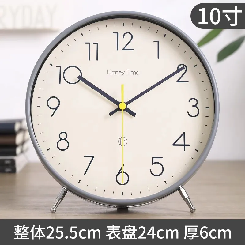 Desktop clock, wall-mounted grandfather clock, household alarm clock, living room silent clock, simple clock, timepiece
