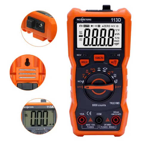 6000 Counts Digital Multimeter RICHMETERS