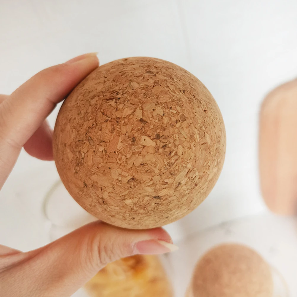 

5Pcs Wooden Tabletop Football Balls Desktop Football Accessories Small Soccer Replacement for Interactive Games