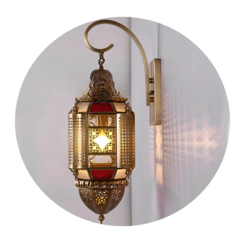 

European wall lamp, garden balcony outdoor waterproof wall aisle hall Xuan Villa hotel hanging