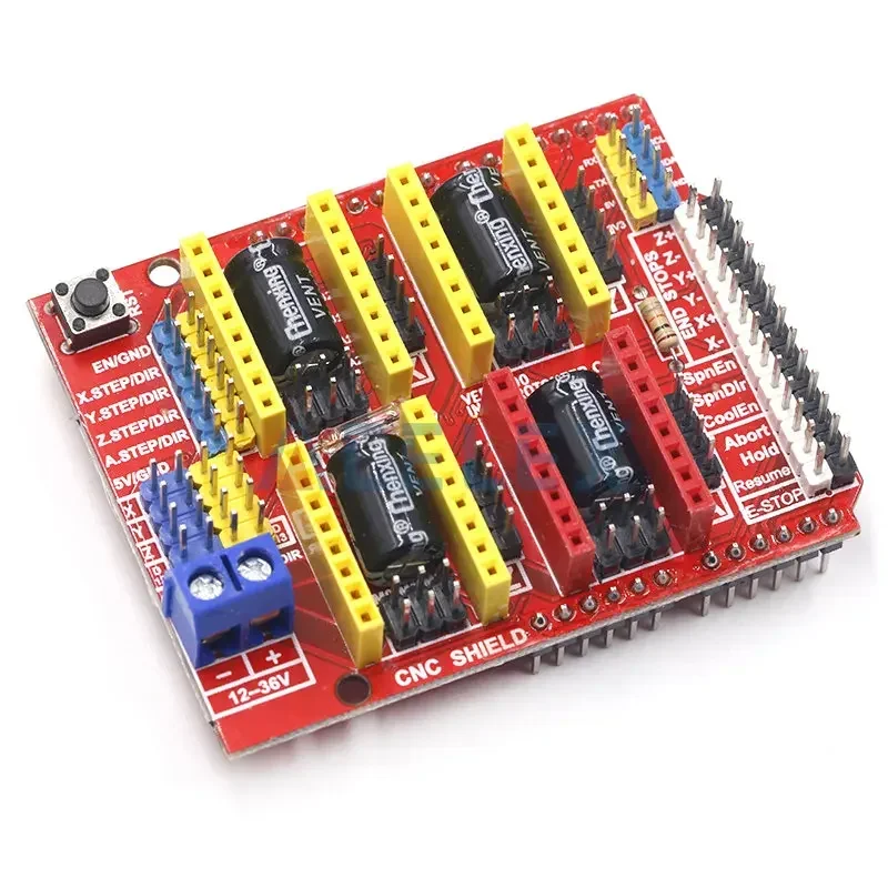 Nova máquina de gravação cnc shield v3/impressora 3d/placa de expansão de driver a4988 para arduino
