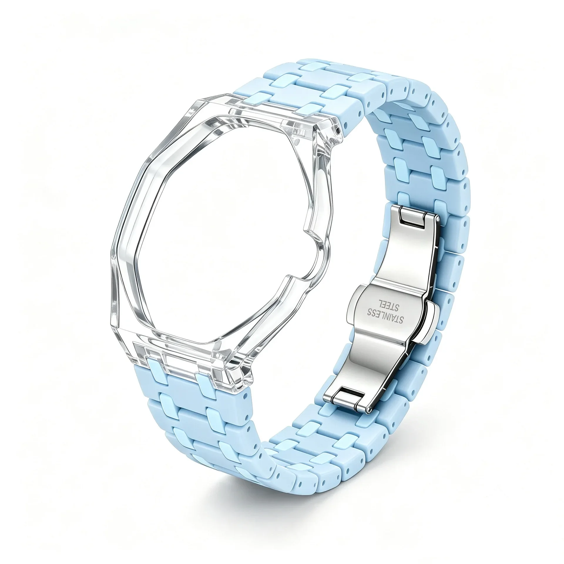 The new High quality bio-ceramic strap is suitable for AP Abby Royal Oak Swatch joint dopamine style fashion wristband