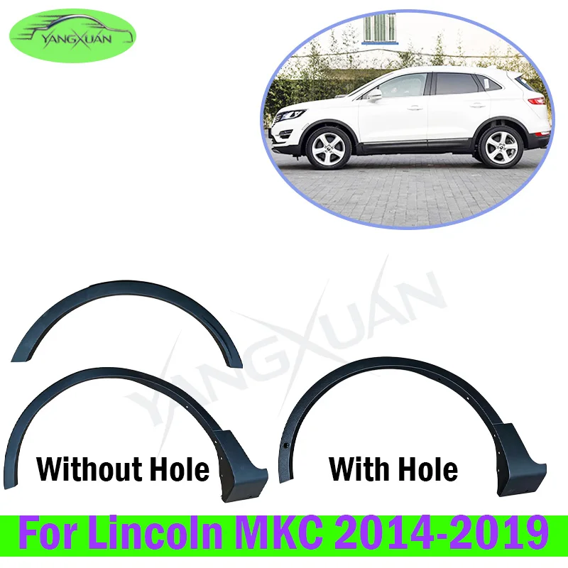 For Lincoln MKC 2014-2019 Wheel Arches Front And Rear Wheel Fenders Widened Bumper With Anti Scratch Strips