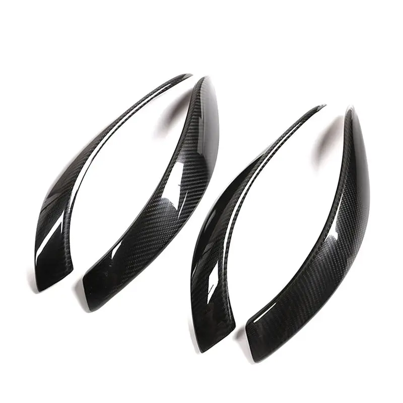 B09A Car Inner Door Armrest Handle Cover Trim for Bmw 3 Series F30 F31 2013-2017 Gt F34 2014-2017 ABS Carbon Fiber view 3