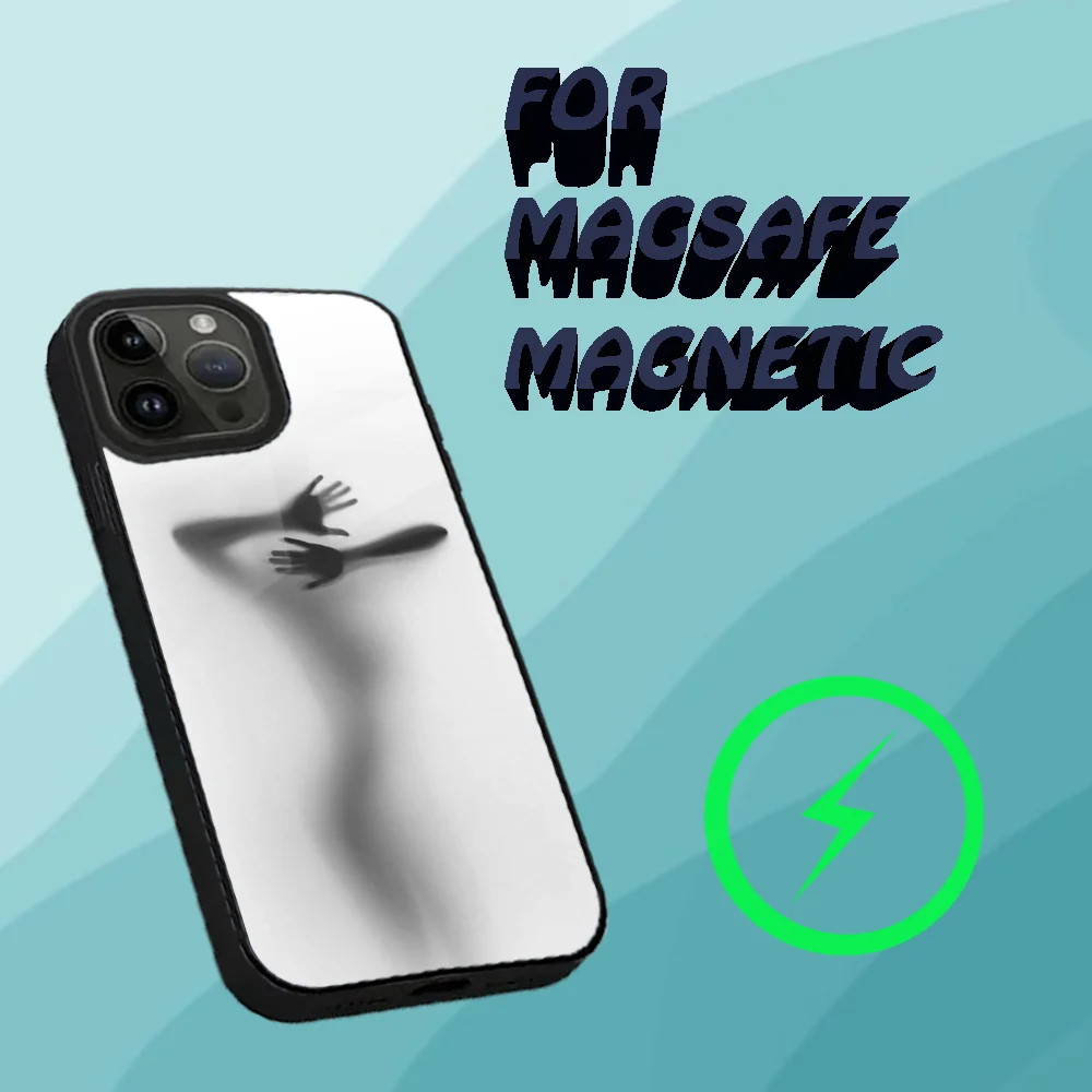 Silhouettes Sexy Girl  Phone Case For iPhone 16,15,14,13,12,11,Plus,Pro,Max Mini Magsafe Magnetic Wireless Charging