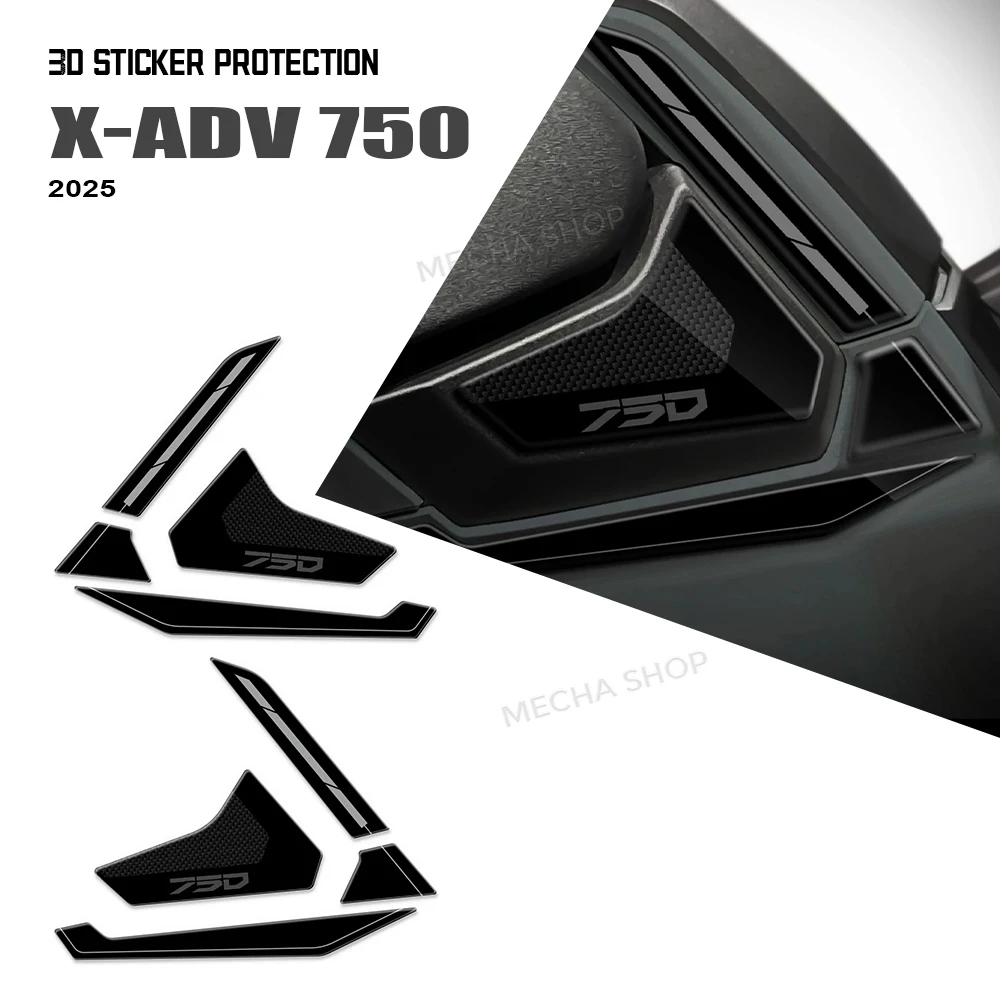 

Для XADV 750 XADV 75050 X-ADV 750 2025 2026 3D полимерная наклейка защита комплект мотоцикла наклейки