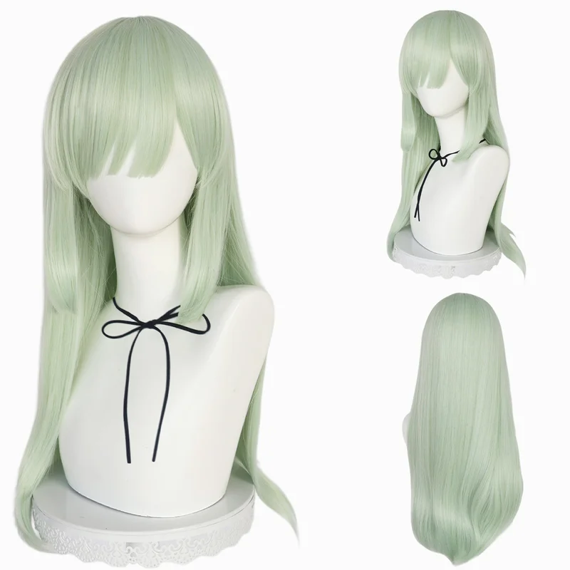 Anime BanG Dream! Ave Mujica Wakaba Mutsumi Cosplay Fancy Dress Green Wigs Lady