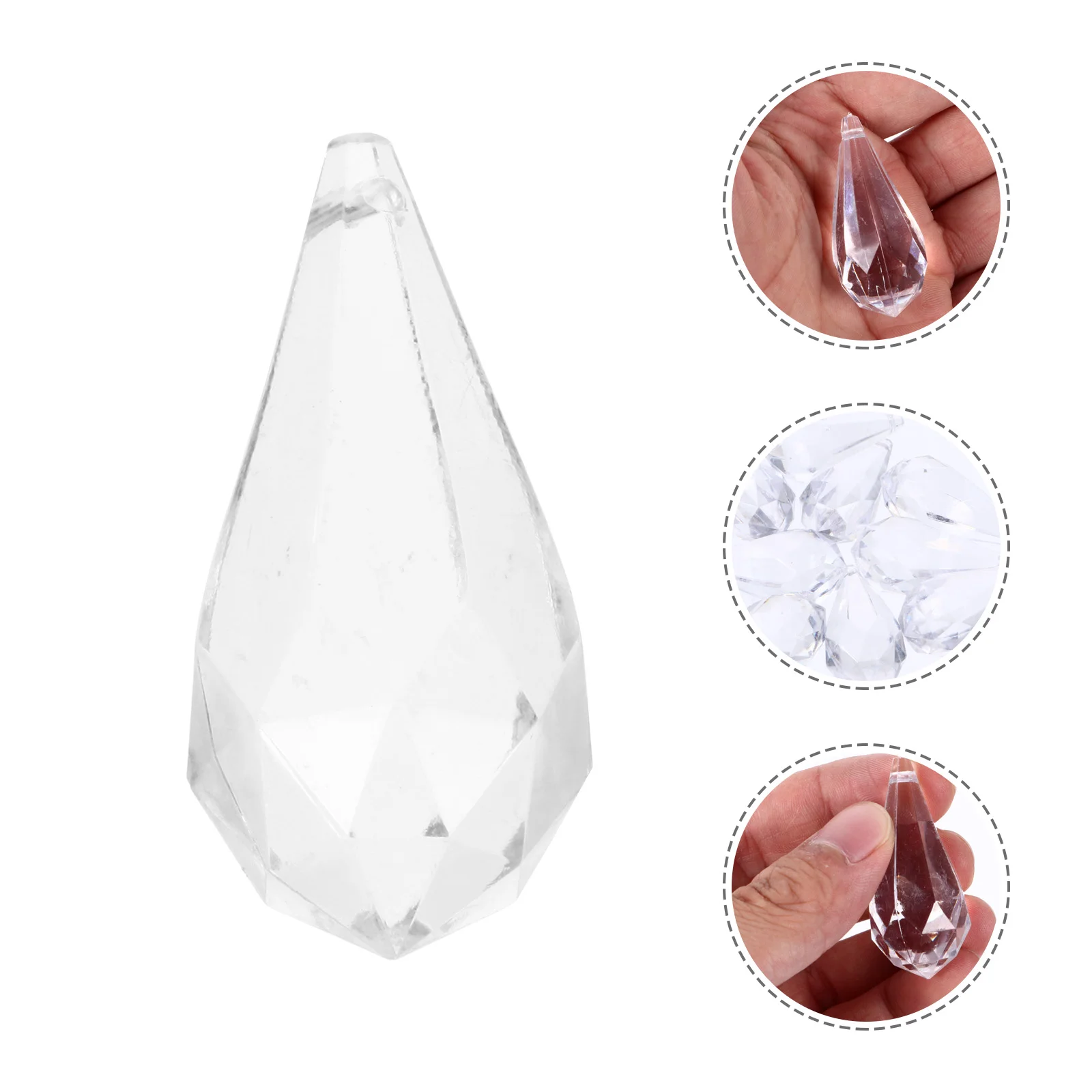 71 Pcs Crystal Ball Pendant Prism Home Decoration Car Prisms Pendants Xmas Acrylic Wedding Teardrop Sun Shade