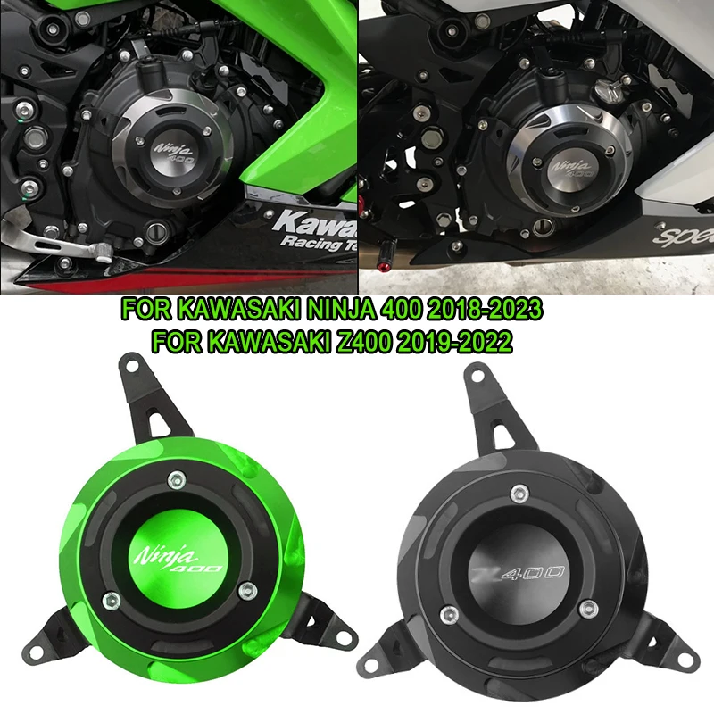 

For kawasaki Ninja400 Z400 NINJA 400 Z 400 Motorcycle Aluminum Engine Stator Engine Protective Cover Falling Protection