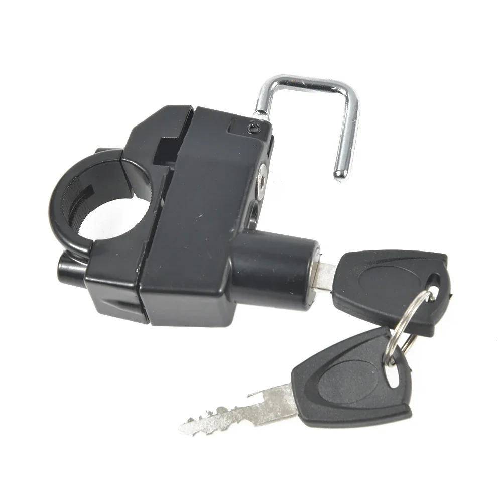 Motorcycle Handlebar Lock Durable Security Portable Anti-Theft Key Lock Helmet Lock Motorcycle Supplies Helmet Locks