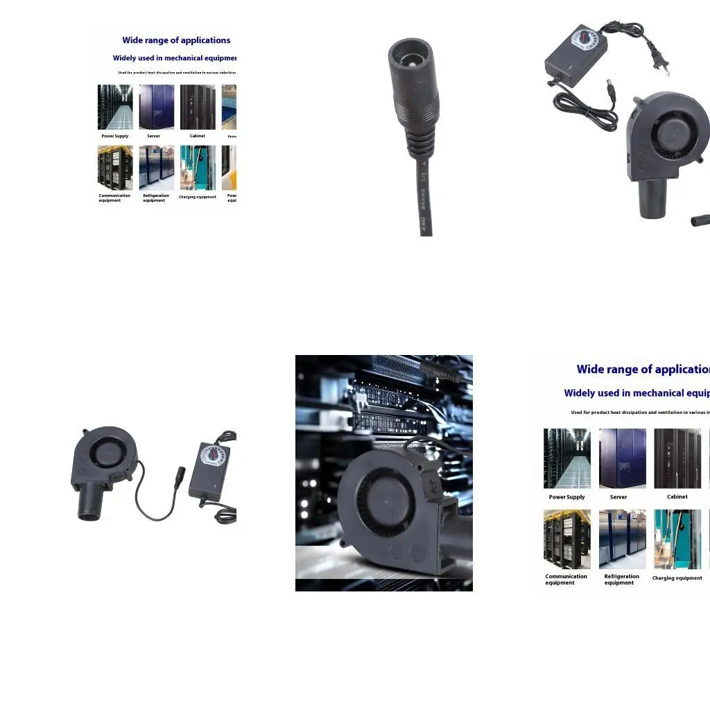 

R9UF Adjustable Speed 12V Blower Fan With Airflows Control Air Mover Blower with Variable Speed Controller