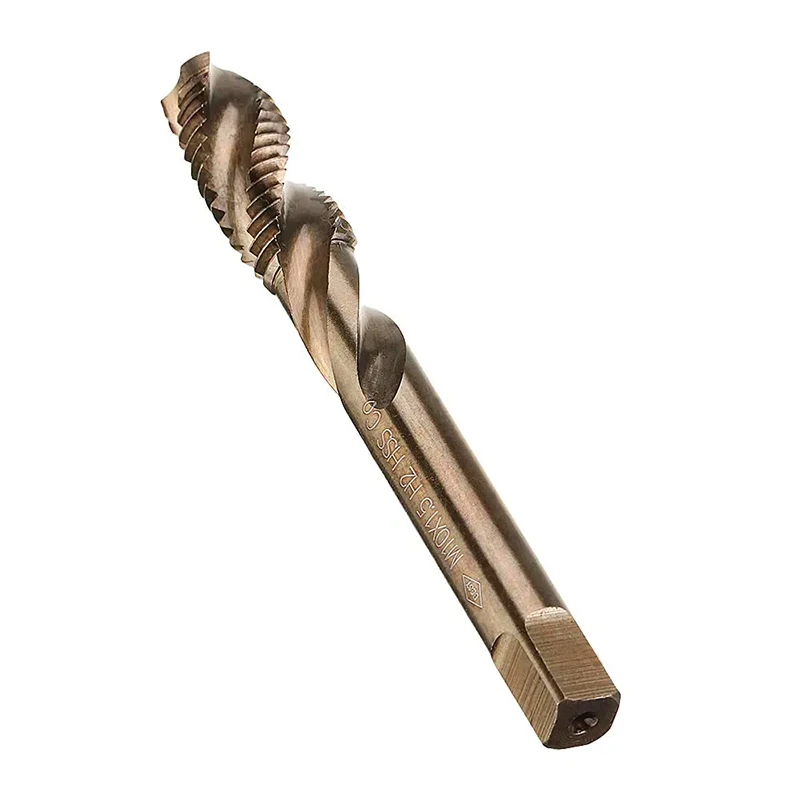 Kobalt-Schraubgewindebohrer-Bohrer M35 HSS-CO Spiralnut Metrisch M3-M12 Maschinengewindebohrer Rechtshänder für Edelstahl und Metall – Detail 9